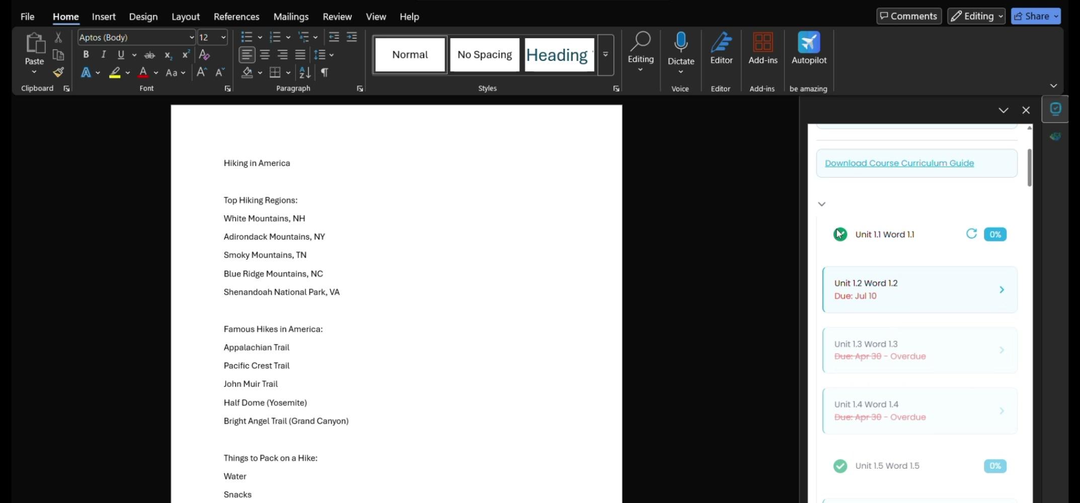 Student Login View